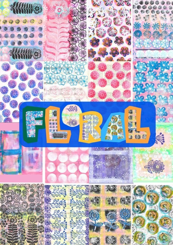 Download Floral Collage Papers - Image 2